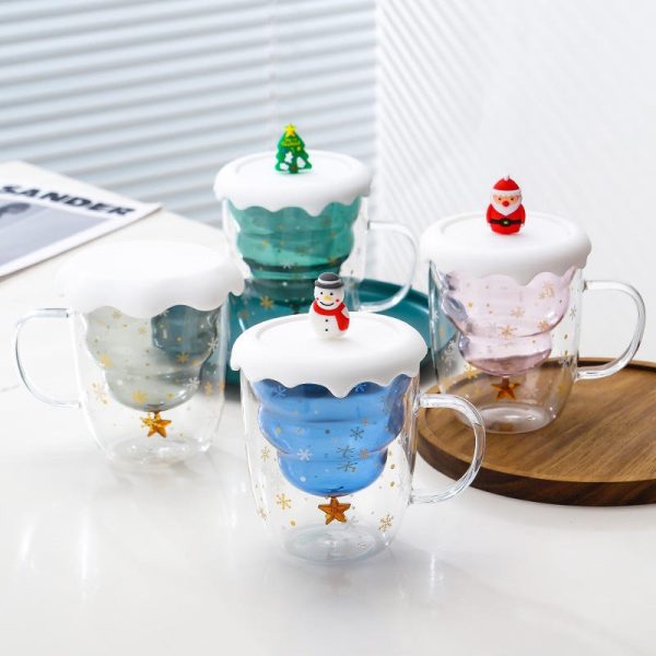 Custom Christmas Glass Mug