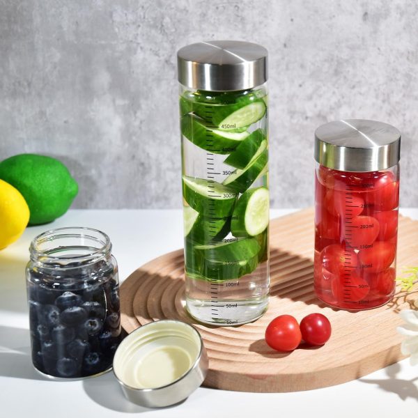 Botellas herméticas de vidrio para bebidas