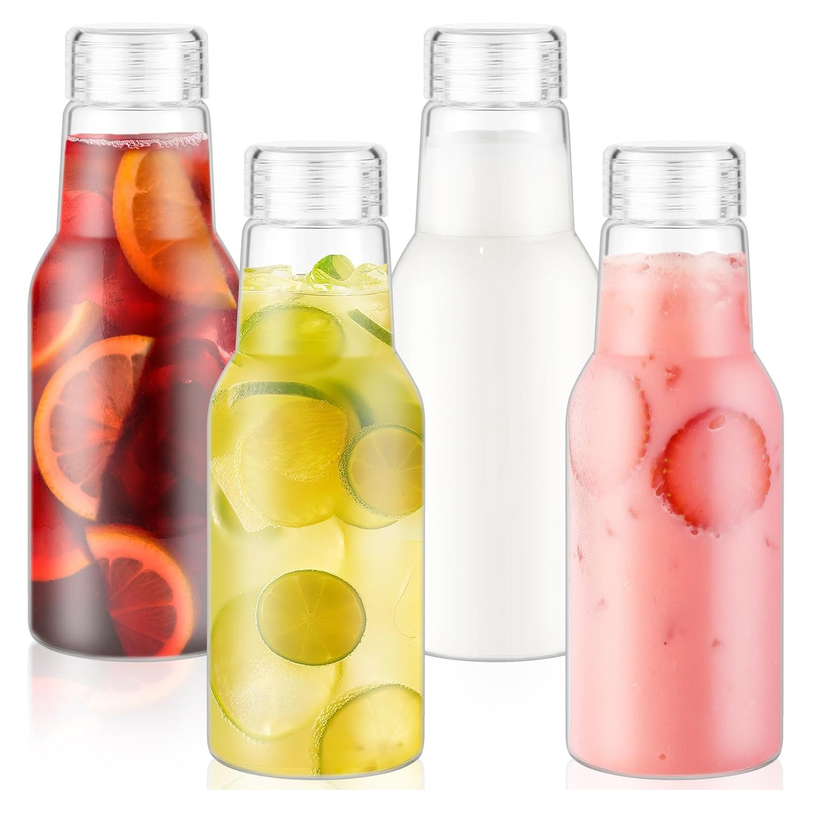 Botella de agua de vidrio portátil