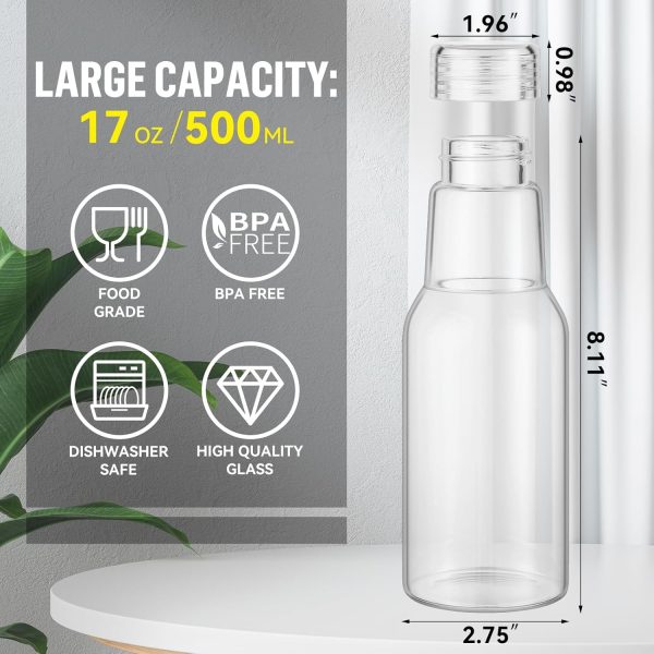 Portable Glass Water Bottle