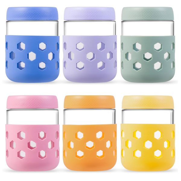 Stackable Borosilicate Glass Containers