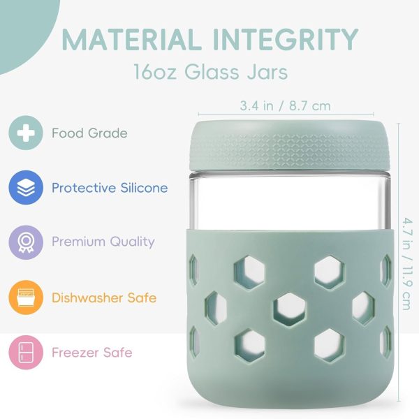 Stackable Borosilicate Glass Containers