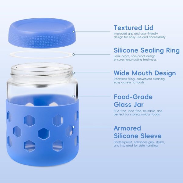 Stackable Borosilicate Glass Containers