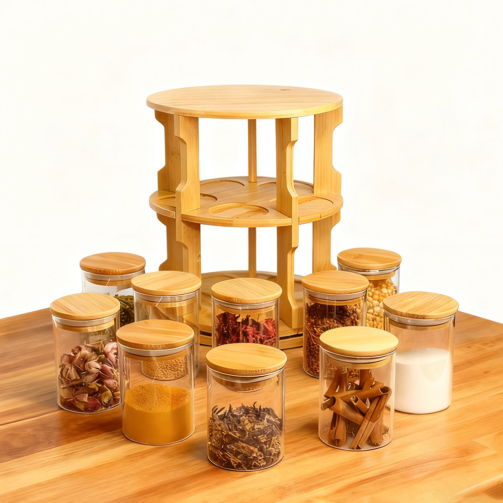 durable rotating spice jar sets