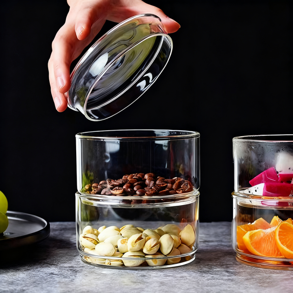 Durable Borosilicate Glass Salad Bowl