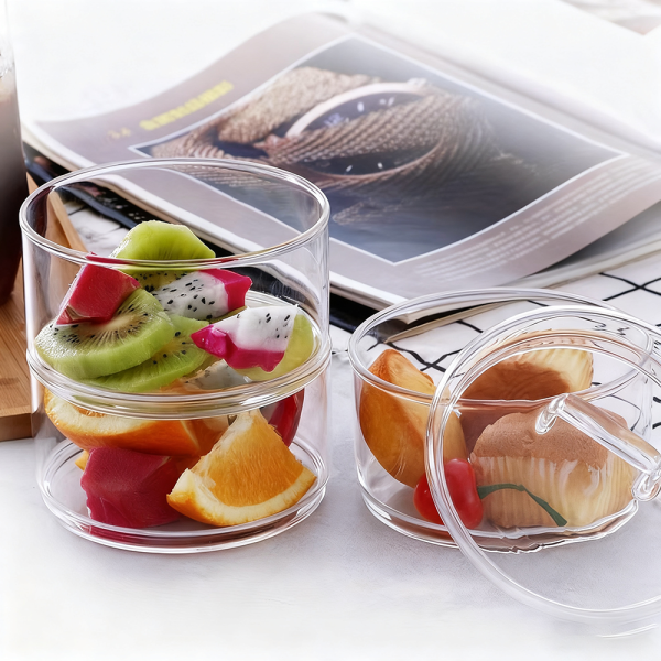 Durable Borosilicate Glass Salad Bowl