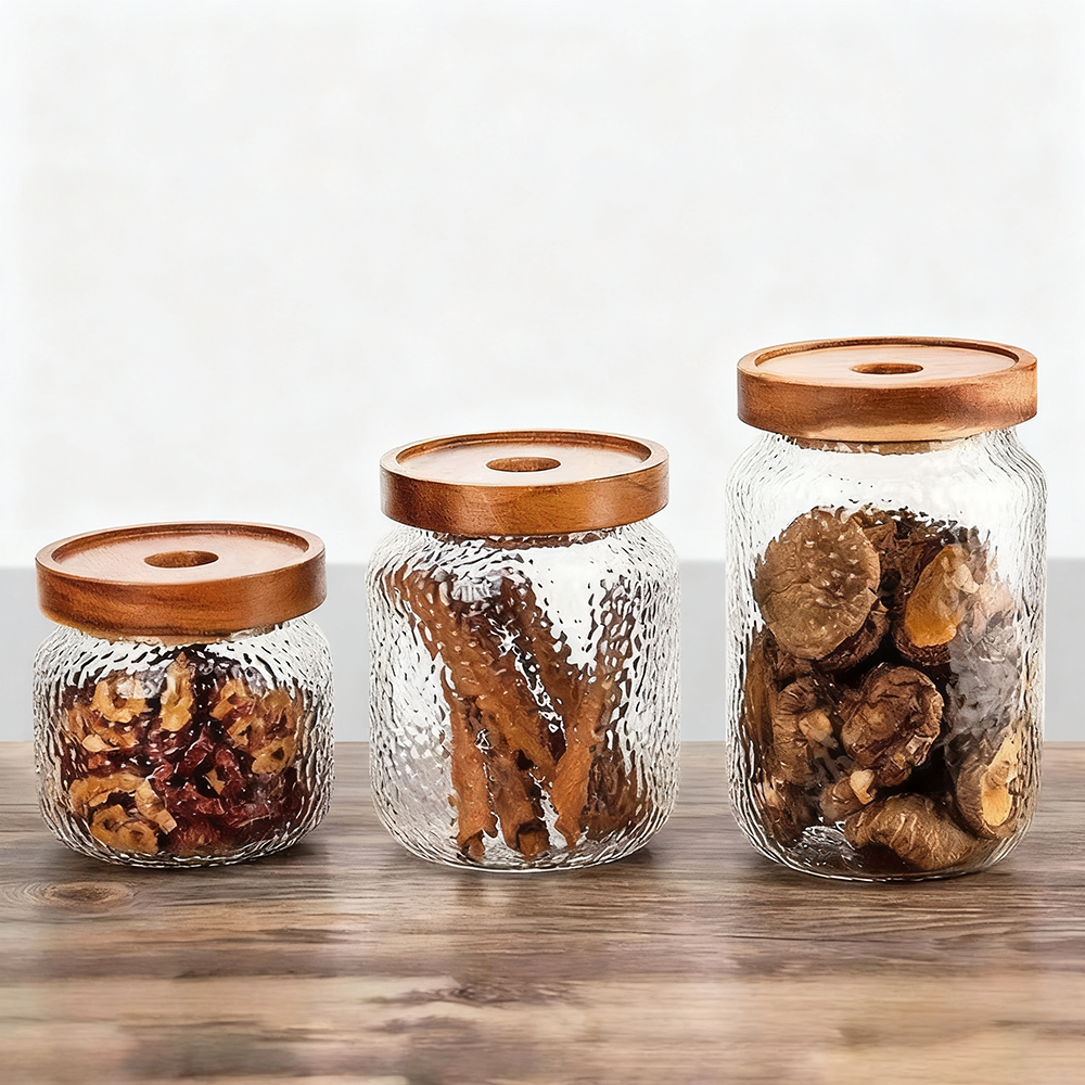 kreatives Design Glasbehälter