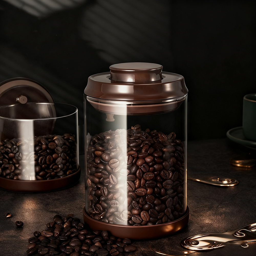 borosilicate glass coffee storage containers