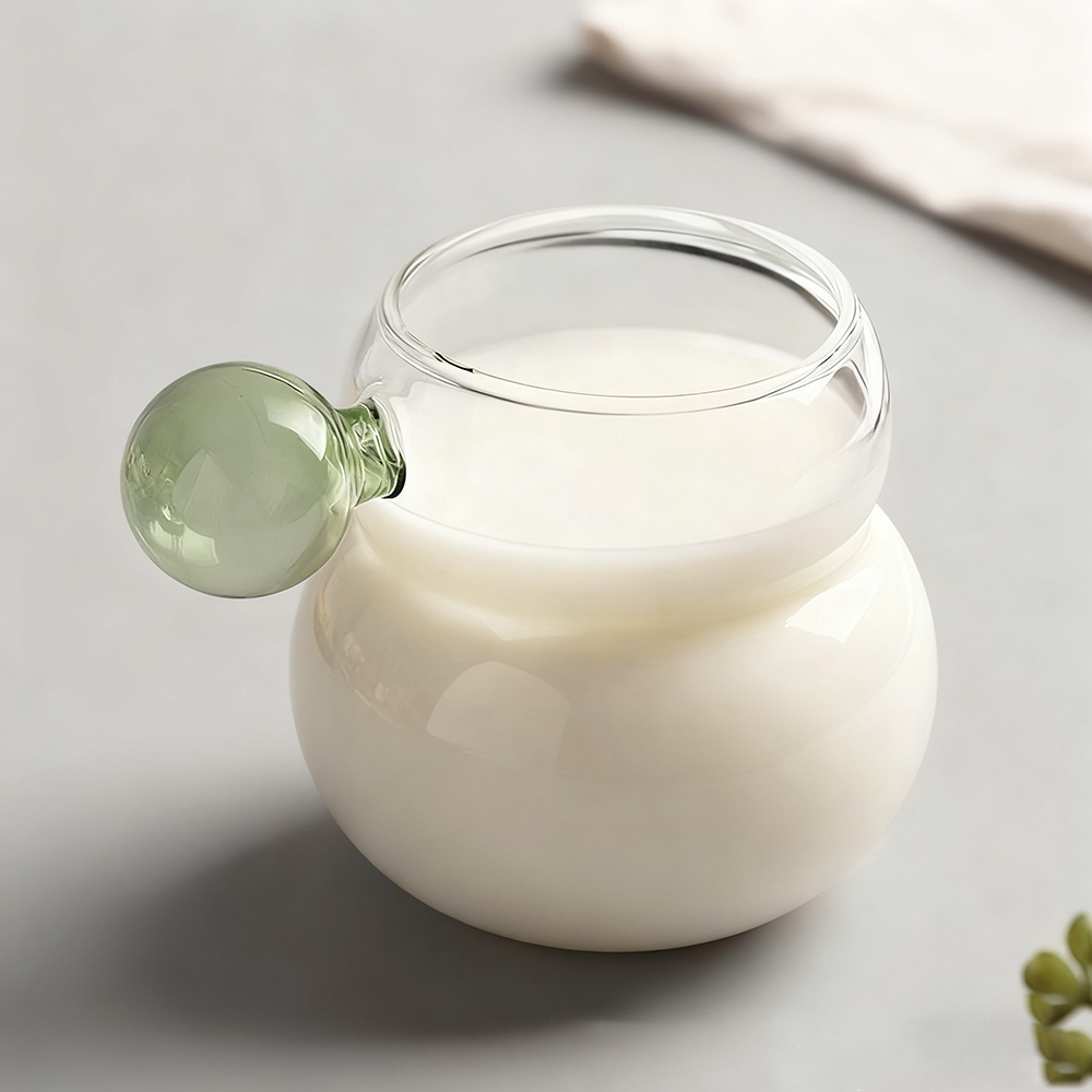 Borosilicate Glass Gourd-Shaped Beer Mug