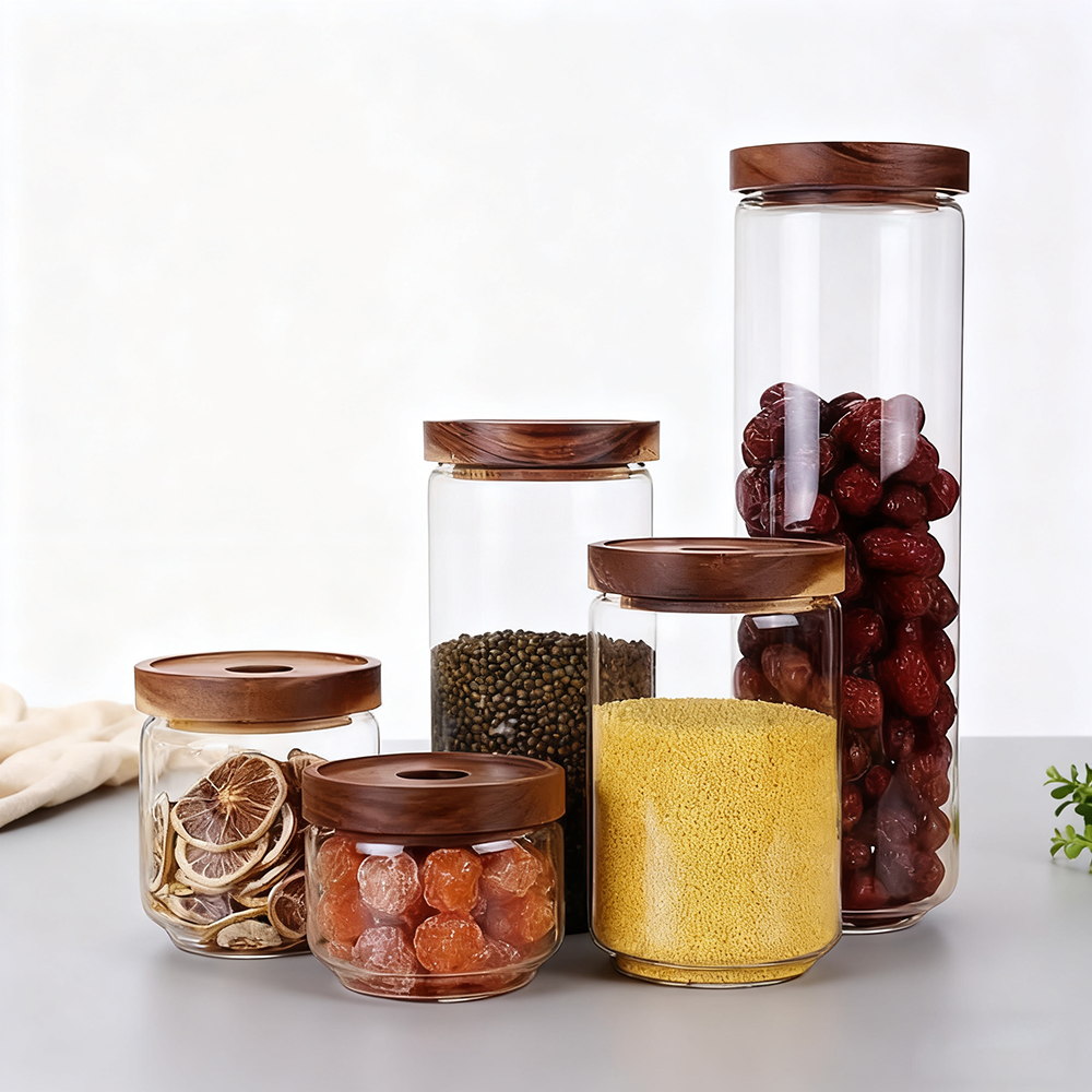 Multi-purpose Glass Storage Jars