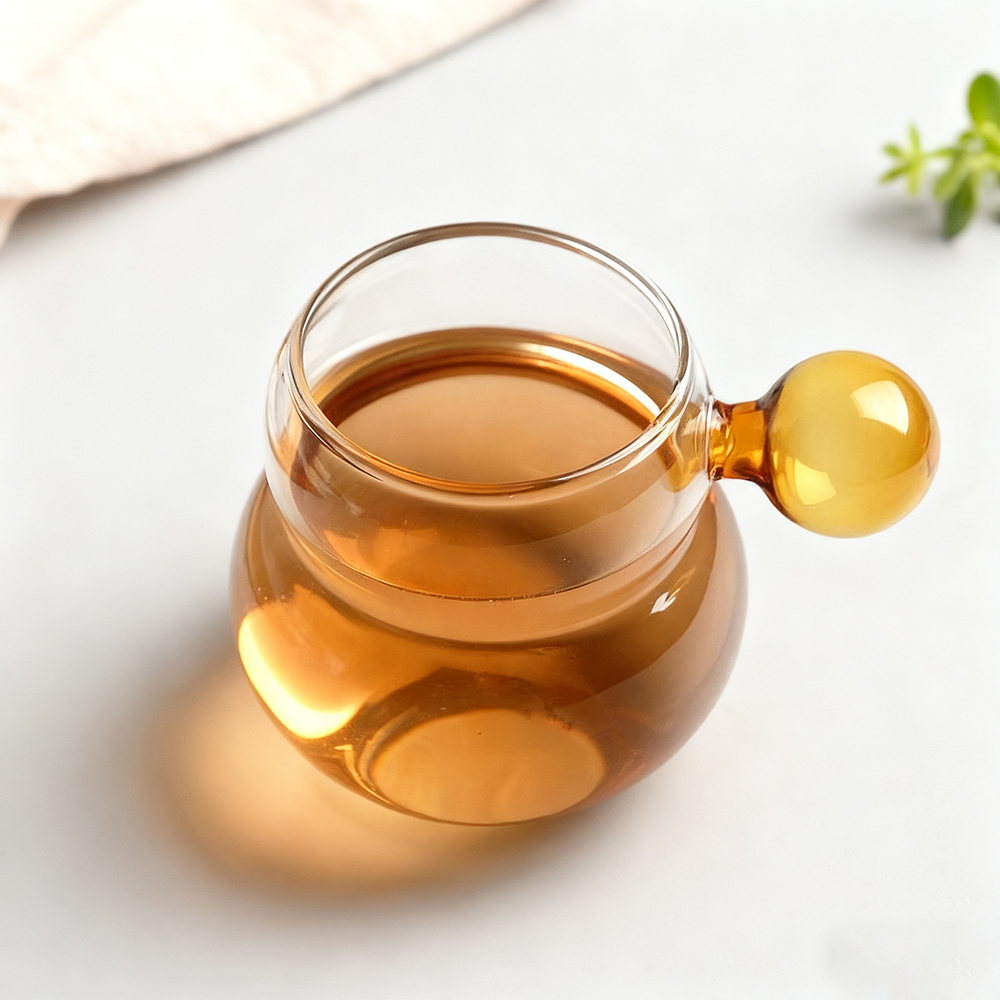 Borosilicate Glass Gourd-Shaped Beer Mug