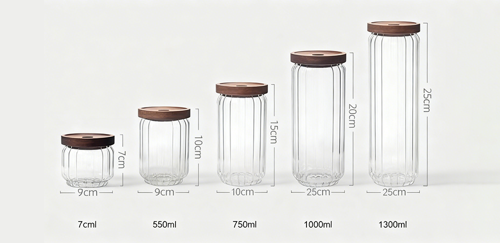Lead-free Glass Food Containers