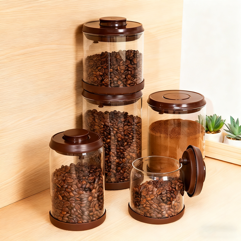 borosilicate glass coffee storage containers