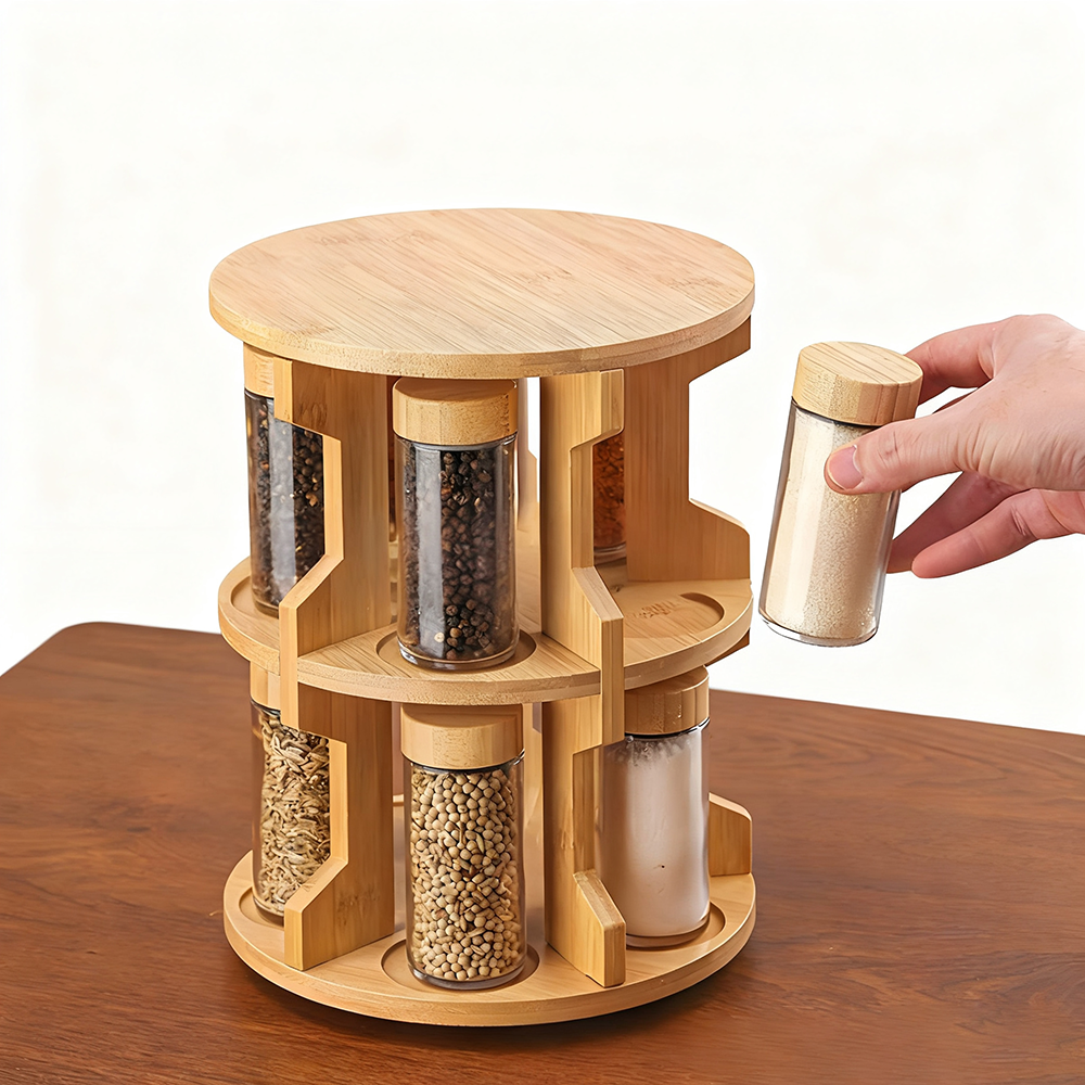 durable rotating spice jar sets