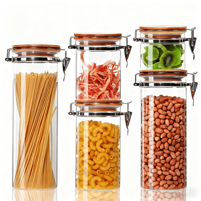Airtight Borosilicate Glass Containers