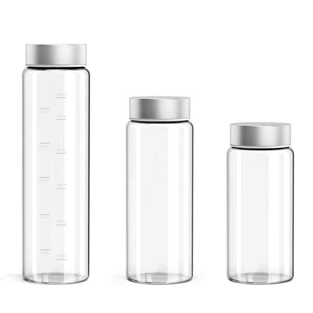 Borosilikatglas-Wasserflasche